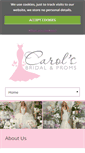 Mobile Screenshot of carolsbridalwear.com
